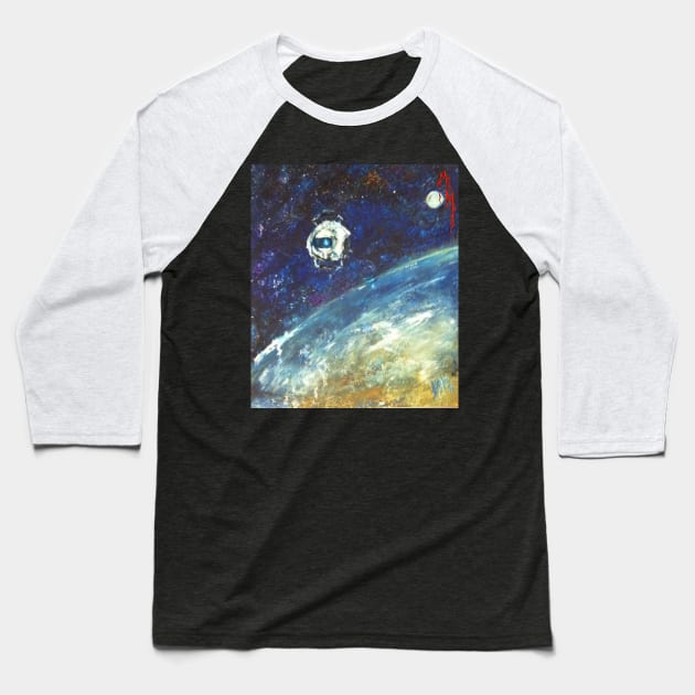 Wheatley In SPAAAAAACE!!! Baseball T-Shirt by MooreMythos